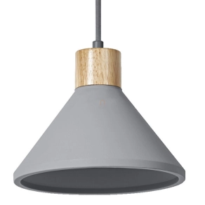   Beton függesztett lámpa, 22 cm - Osram Decor Concrete Wood, 1xE27 foglalattal, 220-240 V