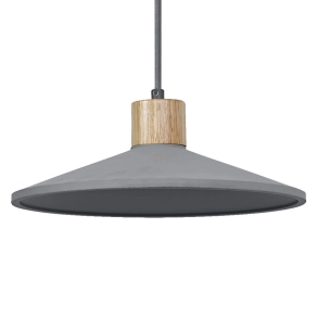   Beton függesztett lámpa, 32 cm - Osram Decor Concrete Wood, 1xE27 foglalattal, 220-240 V