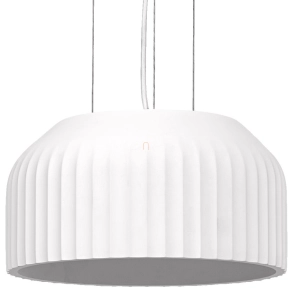   Osram Decor Plaster Routes függesztett lámpa bordázott gipsz búrával, 3 foglalattal