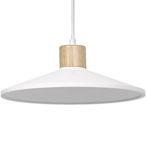  Függesztett gipsz lámpa, 32 cm - Osram Decor Plaster Wood, 1xE27 foglalattal, 220-240 V
