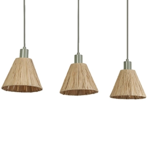   Raffia függesztett lámpa - Osram Decor Raffia Linear, 3xE27 foglalattal, 220-240 V