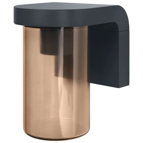   Osram kültéri fali lámpa borostyán búrával (Endura Classic Cascade Wall)