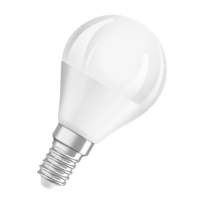   Osram Smart+ Matter Classic Multicolor E14 LED kisgömb, 4,9 W, 470 lm, 2700-6500 K +RGB, dimmelhető