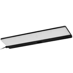   Szabályozható pultvilágító LED lámpa, szenzoros, 30x10 cm, fekete - Osram Undercabinet Panel Frameless, 3000/4000/6500 K, 220 lm, állítható színhőmérséklet és fényerősség, 5 W, 1.5 máteres kábellel, 220-240 V