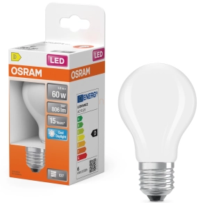   Osram E27 LED 5,9W, 806 lm, 6500 K, daylight, opál üveg-60 W normál izzó helyett - Star Classic A