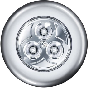   Hordozható LED lámpa, ezüst, 3xAAA elemmel - Osram DOT-IT Classic, 7000K, 10 lm, 0,23W, 4,5V