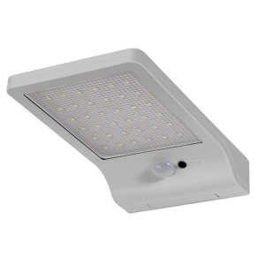   Osram napelemes ajtóvilágító LED lámpa fény és mozgásérzékelővel, hidegfehér, 3 W, ezüst