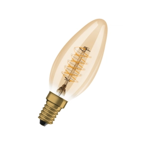   Osram Vintage 1906 E14 LED Classic Slim filament 3.4W, 250 lm, 2200 K, dimmelhető, arany