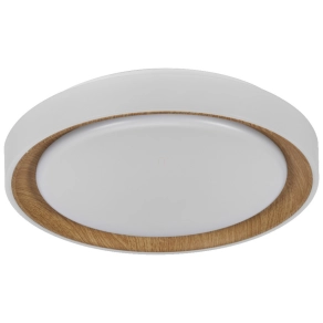   Osram Orbis Glorie – LED mennyezeti lámpa fa dekorációval, 24W, 1600lm, 3000K melegfehér, Click Dim funkcióval, 25.000 óra élettartam, IP20