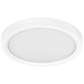   Osram Essential Orbis – LED mennyezeti lámpa 230mm átmérővel, 12W teljesítmény, 1000 lm fényáram, 3000K melegfehér, fehér műanyag kerettel