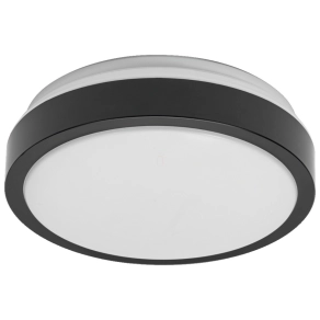   Osram Essential Orbis – Fekete fali és mennyezeti lámpa 220mm átmérővel, E27 foglalattal, IP20