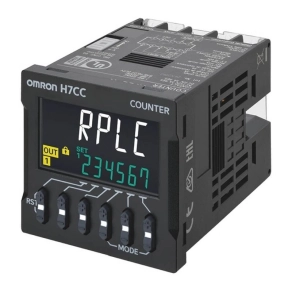  OMRON H7CC-AW digitális számláló, 100-240VAC, 6 digites, 2 lépcsős, hátsó bekötésű, kontaktus kimenetű, SPST-SPDT