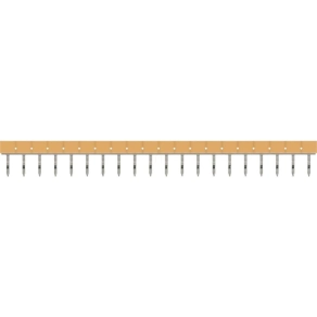   OMRON PYDN-6.2ST-200Y fésűs sín, 20 pólus, 32A, G2RV-ST/G3RV-ST relékhez