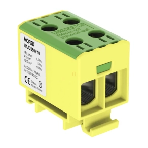   Fővezeték sorkapocs 2x 50/2x50mm2 zöld OTL50-2 Morek MAA2050Y10