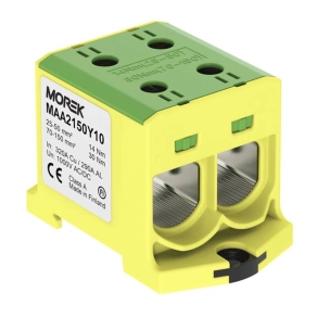   Fővezeték sorkapocs 2x 150/2x150mm2 zöld/sárga OTL150-2 Morek MAA2150Y10