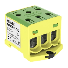   Fővezeték sorkapocs 3x 95/3x95mm2 zöld/sárga OTL95-3 Morek MAA3095Y10