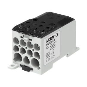   Morek Elosztóblokk OJL 280A szürke 1xAl/Cu120, ki: 2x35/5x16/4x10 mm2 MAB1281S10