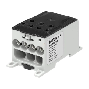   Morek Elosztóblokk OJL 400A szürke 1xAl/Cu95-240 - 4xCu35/3xCu50 MAB1401S10