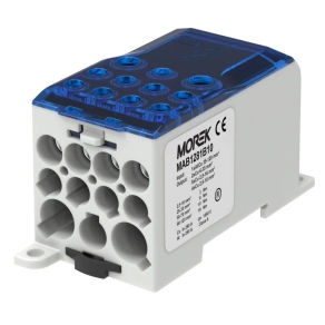   Morek Elosztóblokk OJL 280A kék 1xAl/Cu120, ki: 2x35/5x16/4x10 mm2 MAB1281B10