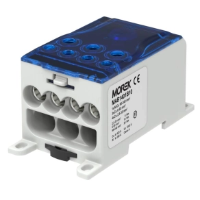   Morek Elosztóblokk OJL 400A kék 1xAl/Cu95-240 - 4xCu35/3xCu50 MAB1401B10