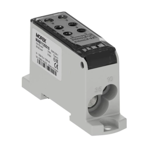  Morek Elosztóblokk OJL 135A szürke Al/Cu 1x10/1x3510-70 ki: Cu 2x10/4x16mm2 MAB1135S10
