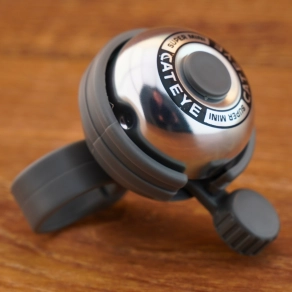 Cateye Mini Bell kerékpár csengő, ezüst - PB600S