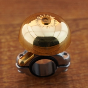   Cateye Yamabiko kerékpár csengő pici külső mechanikás, arany OH-2200G