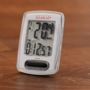   Cateye Velo kerékpár computer wireless+ 8 funkció háttérvilágítás fehér CCVT235WW