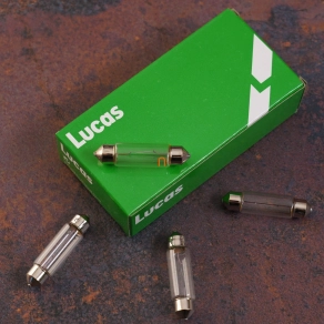   Lucas Standard 12V szofita jelzőizzó 41mm, 10W, 10db/csomag
