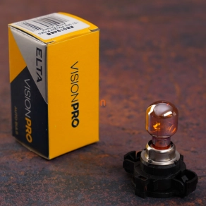   Elta Vision Pro PY24W jelzőizzó 12V 24W, sárga/króm, dobozos 1 darab
