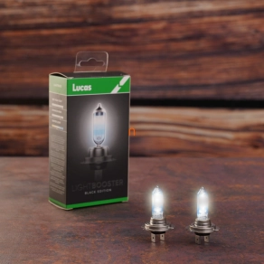   Lucas LightBooster Black Edition +180% H7 autóizzó 12V 55W, 2db/csomag
