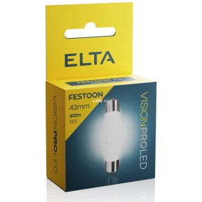   Elta Vision Pro C5W szofita LED jelzőizzó 42mm 12V 1,6W, 2db/csomag