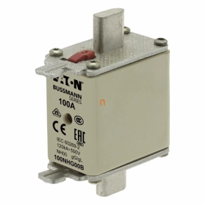   Eaton nh-betét 100A, din 00 méret, 500V AC, gg/gl, NH biztosíték 00 gg 100A 500V d.i.-100nhg00b