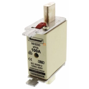   Eaton nh-betét 100A, din 000 méret, 500V AC, gg/gl, NH biztosíték 100A 500V size 000 gg mgl-100nhg000b
