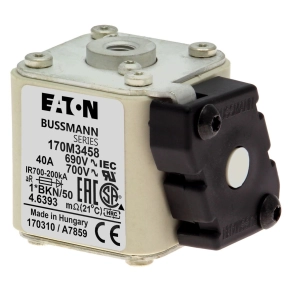   Eaton biztosíték 40A 690V 1*bkn/50 ar uc 40A 690V 1*bkn/50 ar uc-170m3458
