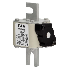 Eaton biztosíték 700A 690V 700A 690V 1kn/80 ar uc-170m4117