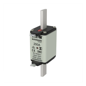   Eaton NH-betét 200a, din 02 méret, 500V AC, gg, szig.fül, -200nhg02bi