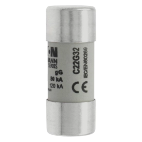   Eaton hengeres betét 22x58mm, 690V AC, gg, cylindrical biztosíték 22 x 58 32A gg 690V ac-c22g32