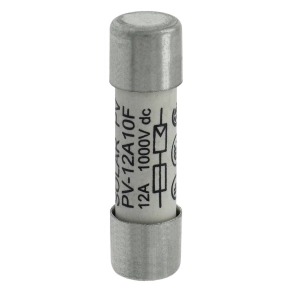   Eaton hengeres betét DC 1000v, 10x38mm, pv, 12A 1000v DC solar ferrule 10x38mm-pv-12a10f