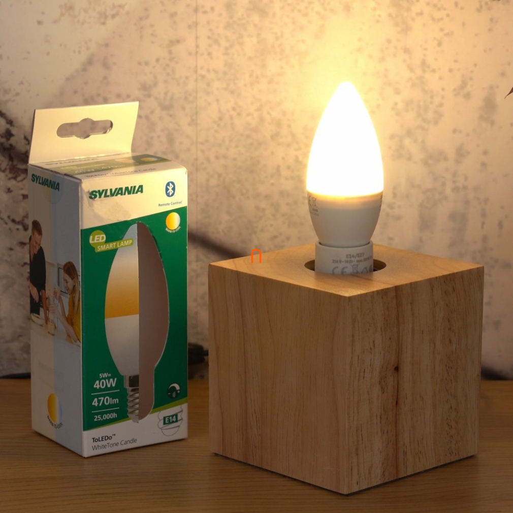 Sylvania WhiteTone 5W 470lm 2700-6500K E14 LED Bluetooth távirányító nélkül - Astim Sylvania 0028903