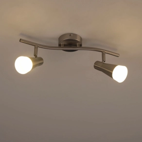   Szabályozható mennyezeti RGBW LED lámpa távirányítóval, ezüst - Epona iDual JE251294