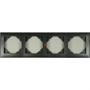 Efapel 90940 TIS AQUARELLA 4-es keret, szürke