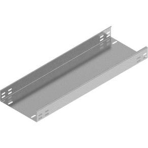   Baks 152630 KBP300H50/3 kábeltálca 50×300×3000 mm szalaghorganyzott 1,5 mm anyagvastagság perforáció nélkül, villamos kábelek nyomvonalvezetéséhez