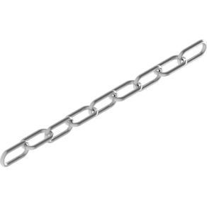   Baks 650111 LNP2,2 Függesztő lánc 2,2×29×10 mm horganyzott függesztőelem, kábelvezetési elemek rögzítéséhez