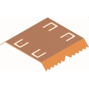   Baks 960900 LKSH68 Mellvédcsatorna összekötő 60x 66 mm sárgaréz bevonatú rugóacél, anyagvastagság 1,0 mm összekötőelem, kábelvezetési elemek csatlakoztatásához