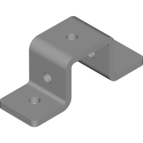  Baks 667600 LCO6 Sínösszekötő elem 41×123×40 mm 40/ 41 mm sínhez, cinkpelyhes horganyzás, anyagvastagság 6,0 mm összekötőelem