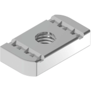   Baks 650251 NRM10 csúszóanya profilsínhez M10 35x 20 mm, villamos szerelési feladatokhoz