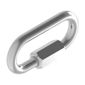   Baks 650115 OS4 Csavaros karabiner d= 4 mm horganyzott, villamos szerelési feladatokhoz