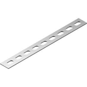   Baks 640320 PLP25/2 Szerelő és függesztőprofil 25x 2000 mm perforált, szalaghorganyzott, anyagvastagság 1,5 mm függesztőelem