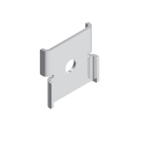   Baks 661203 PUC30 Pozicionáló lemez 31x 40 mm, szalaghorganyzott, anyagvastagság 2,0 mm, villamos szerelési feladatokhoz